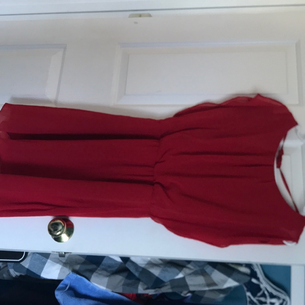 Red dress